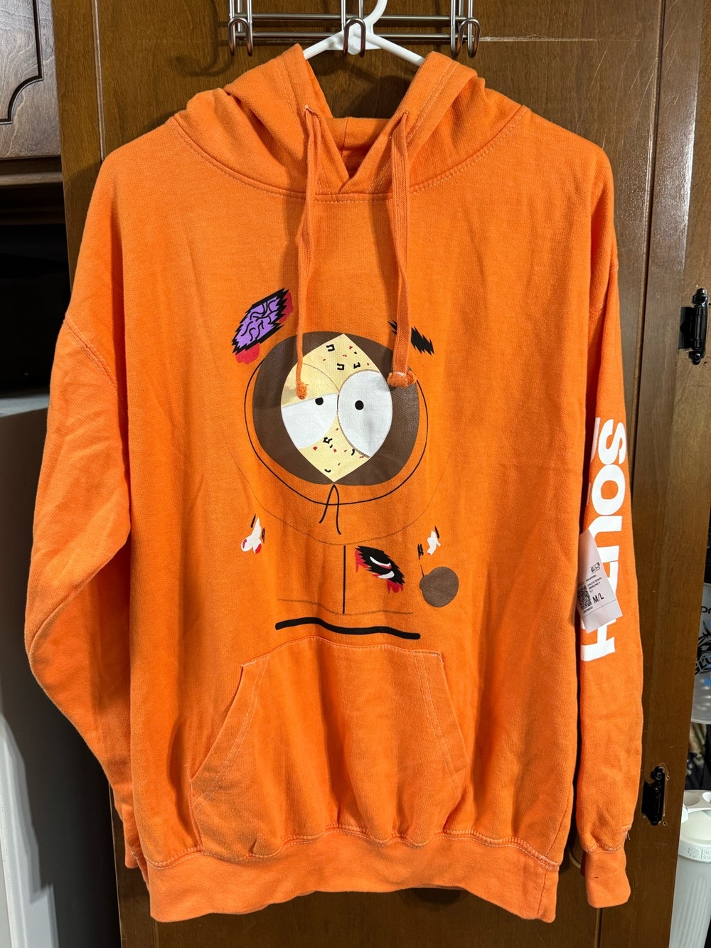 Forever 21 South Park Orange Graphic Crewneck Hoodie - Men